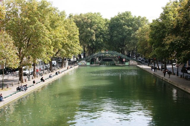 Canal Saint Martin de París
