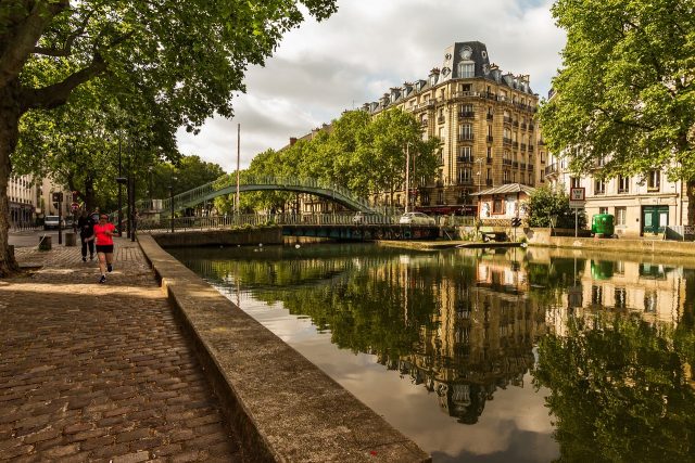 Canal Saint Martin de París